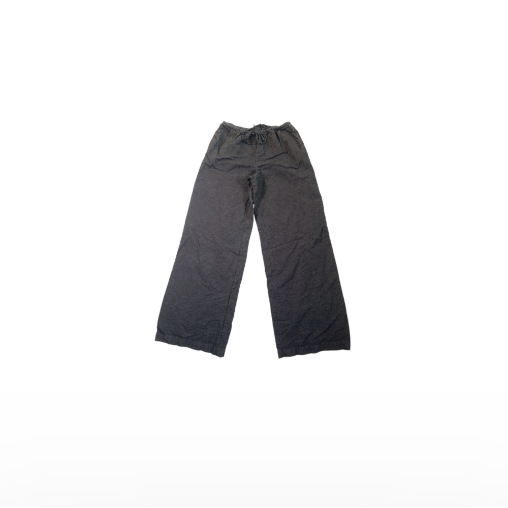 H&M Black Linen Wide Legged Capri Pants - Women’s Size XS